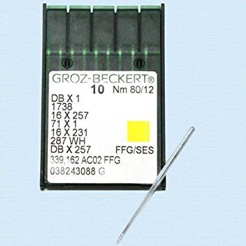 Groz-Beckert PK x 100 Needles DBxK5 RG 12-80 for Embroidery Machines