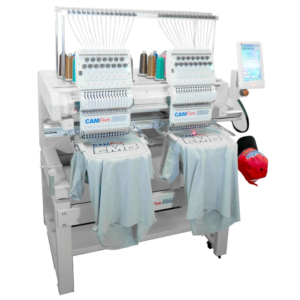 CAMFive EMB HT1502 Double Head Commercial Embroidery machine