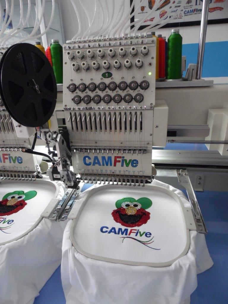 CAMFive EMB CT1206 Six Heads Industrial and Professional Embroidery Machine